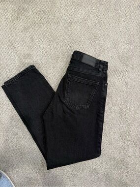 Zara Women's Black Slim Straight Jeans